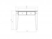 Toaletní stolek ODYS