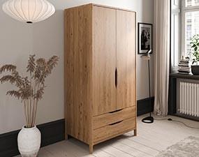 Dvoudveřová šatní skříň TWIG