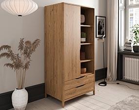 Jednodveřová šatní skříň TWIG