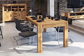 Kolekce jídelního nábytku CUBIC z masivního dřeva