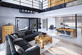 CUBIC - kolekce nábytku z masivního dřeva do obývacího pokoje