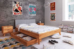 GREG - kolekce ložního nábytku z masivního dřeva