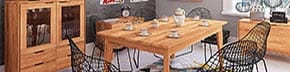 Kolekce jídelního nábytku z masivního dřeva