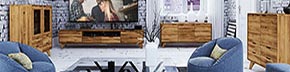 GREG - kolekce nábytku z masivního dřeva do obývacího pokoje