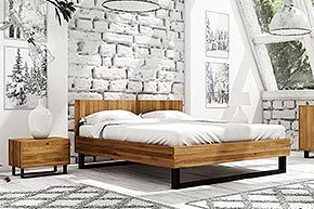 STEEL - nábytek do ložnice, dřevěný