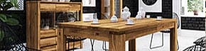 Kolekce jídelního nábytku z masivního dřeva VINCI