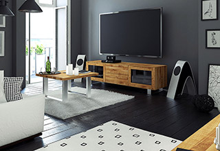 Komoda STEEL vysoká 